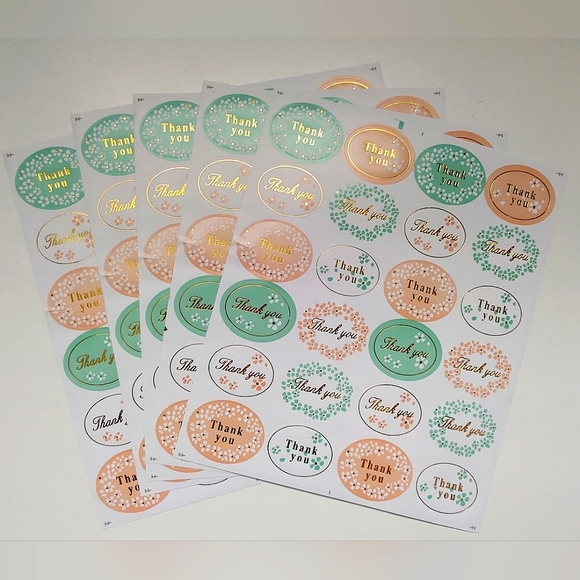 120 thank you stickers - Picture 2 of 2